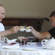 Image for article titled Photos: Vladimir Putin is pumping iron, sipping tea in $1,400 sweatpants